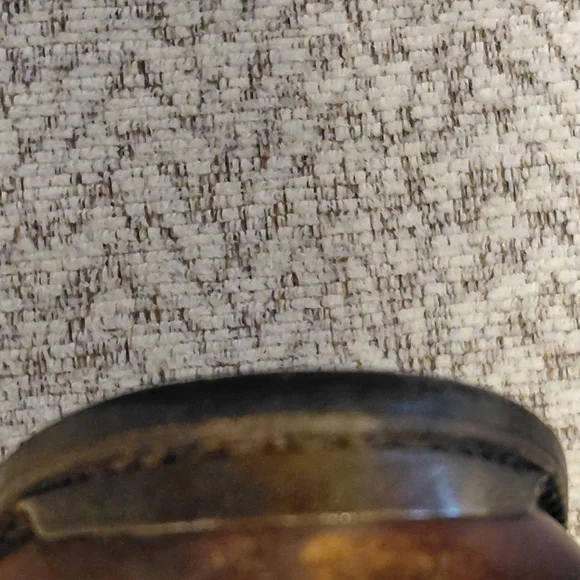 Vintage Ariat Slouch Brown 100% Leather Cowboy Boots Size 8.5 Womens - Picture 4 of 10